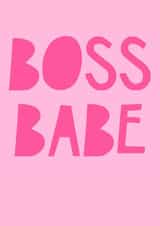Boss babe card created by Jade Muat-Dodd