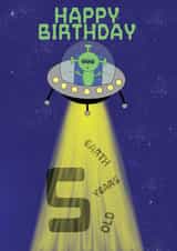5 Earth Years Old Happy Birthday created by @Cupsie's Creations