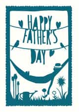Relaxing Father's Day Card created by Cloud Cuckoo Design