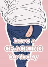 Funny Cracking Birthday Card created by Eve Designs