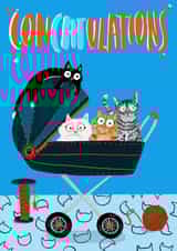 Congratulations New Cat Card created by Jess Hislop