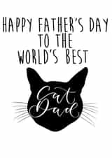 Father’s Day card from the cat created by The Amyverse