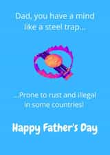 Father's Day - Mind like a steel trap created by Pip Davis