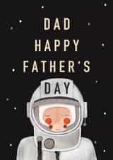 Astronaut Father’s Day card. created by Nicola Watson