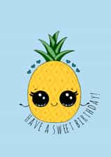 Sweet Pineapple Birthday Card created by Sophie Dean