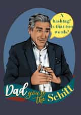 Schitt's Creek inspired Father's Day card created by Happy Rose