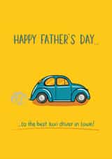 Best Taxi Driver in Town, Father's Day Card created by Ellie Newbury
