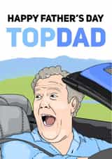 Top Dad Top Gear Father's day card created by Bubble&Cheek