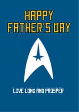 Star Trek Father's Day Card created by Nice Try Cards