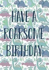 Have a roarsome birthday card created by Emma