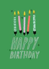 Happy Birthday Candles card created by studionough