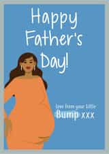 From the bump Fathers day card created by InclusiviTwee