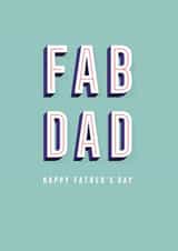 FAB DAD Father’s Day card created by Yay Days