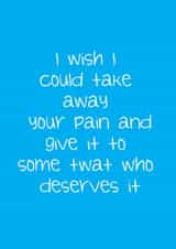 Rude Sympathy card created by Lucy Likes It