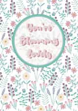 You’re Blooming Lovely thank you card created by Emma