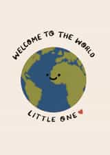‘Welcome to the World’ New Baby Card created by EilidhIllustrates