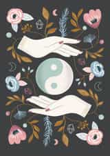 Balance Spiritual Astrology Art Card created by Wild Living