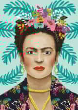 Frida Kahlo Art Card created by Wild Living