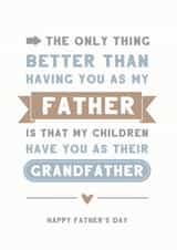 Father's Day card for Grandad created by Cloud 9 Design