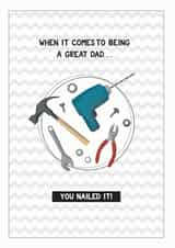 You Nailed It Dad card created by Cloud 9 Design