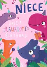 RAWRSOME NIECE! 1001 created by Jess Moorhouse