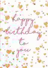 Happy Birthday Hearts and Stars created by Rachael Martland