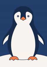 Cute Penguin Card created by Stefan Rayner