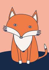 Cute Fox Card created by Stefan Rayner