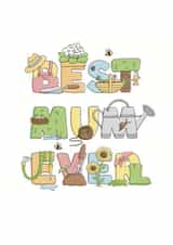 Best Mum Ever Gardening Lettering created by Kate Lanxon