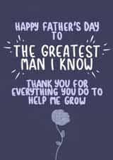 Greatest Man Fathers Day card created by Esther the Sketcher