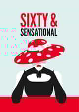 60th Birthday Card for a Glamorous Lady created by Diva Doodle Designs