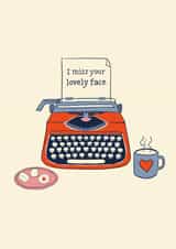 I Miss Your Lovely Face created by Jessie Maeve Studio