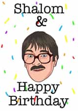 Shalom Friday Night Dinner Birthday Card created by  La Luna Studio