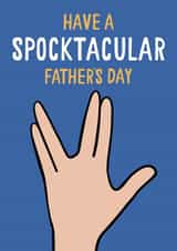 Star Trek Spock Father's Day Card created by Jessica Harvey