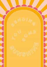 Sending sunshine created by Dapple pop studio