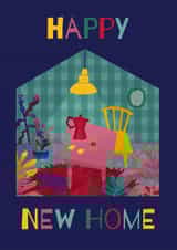 Modern Arty New Home Card - Kitchen - Happy New Home created by Kamilya Panina