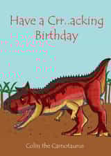 Happy birthday dinosaur lover 1001 created by CoolArt2021