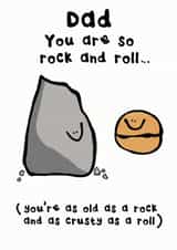 Rock and Roll Dad fathers day card created by Peas-in-a-Pod