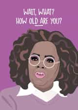Oprah Birthday Card created by @veryarshshop