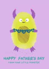 Little monster Father's Day card created by Get The Party Crafted