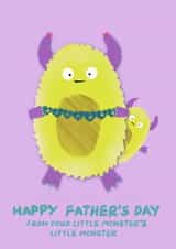 Happy Father's Day grandad from the little monster family created by Get The Party Crafted