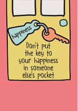 key to happiness created by Poppy Lane