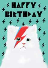 David Bowie Grumpy Cat created by @ChildstarSamantha