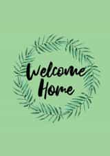 Contemporary New Home Card - Wreath - Welcome Home created by Flash On A String Designs