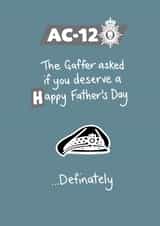 Father's Day card approved by the Gaffer at AC-12 created by @MarcoLooks