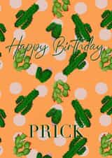 Happy Birthday Prick created by Rosie Muddimer