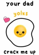 Father's Day Egg Card created by The Galactic Panda