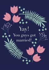 Yay! Just married card! created by Emma TK Design