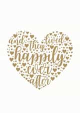 Couple card, and they lived happily ever after created by Ellie's Little Studio