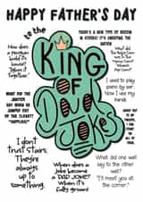 King of Dad Jokes - Father's Day Card created by Vee Creative Designs